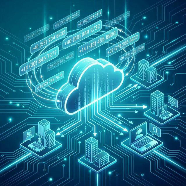 Cloud Virtual Phone Numbers - Dashboard Interface