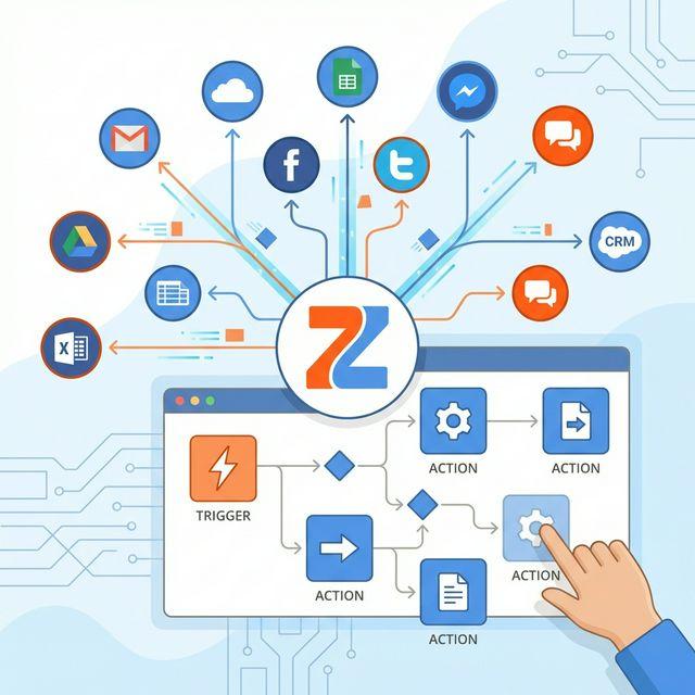 Zapier Automation Workflow - Connected apps with automations